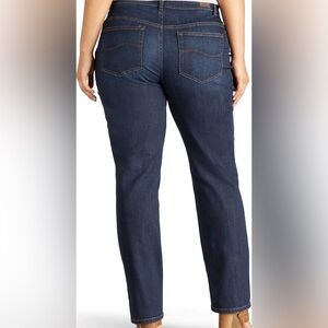 36-Lee Women’s Jeans 
 Deep Indigo Jeans